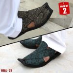DEAL-23-peshawari-sandal-charsadda-chappal-kheri-deal-buy-1-get-1-free-pure leather-getitpk